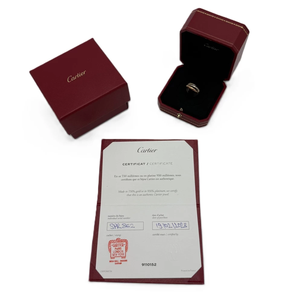     خاتم كارتييه ترينيتي XS 5.16 مم ذهب أصفر عيار 18 قيراط 