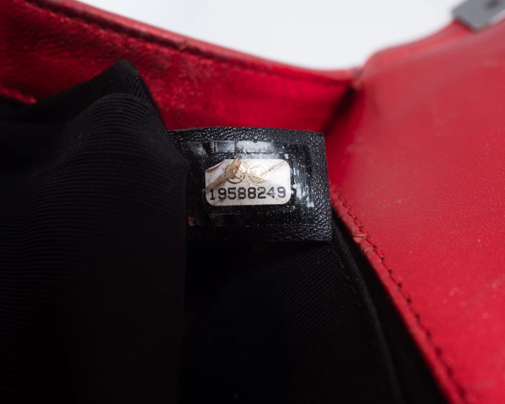 Chanel Medium Patent Leather Boy Bag