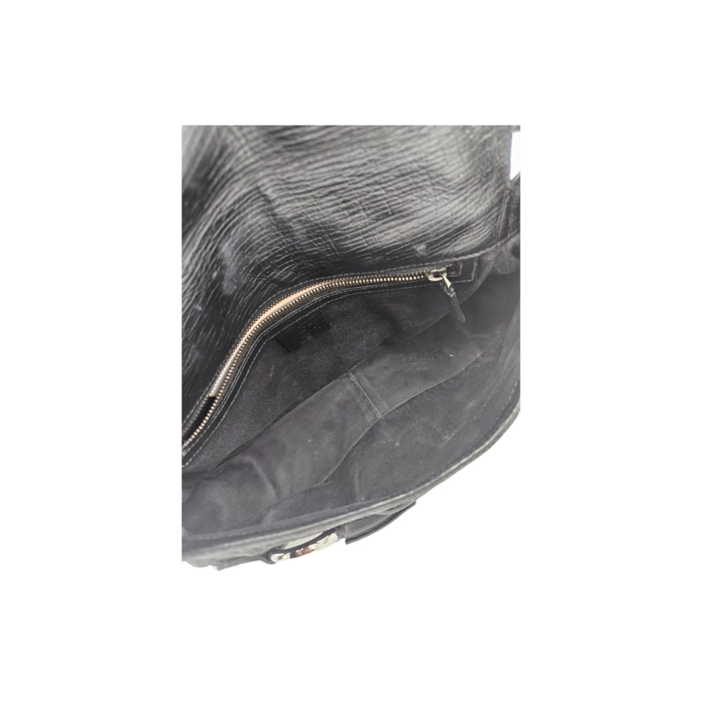     سلسلة هورسبيت صغيرة من قماش GG من جوتشي باللون الأسود 