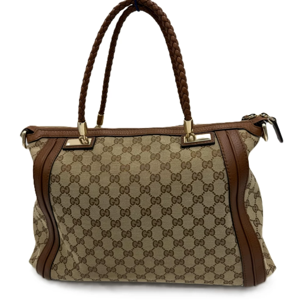     Gucci GG Canvas and Leather Bella Tote 