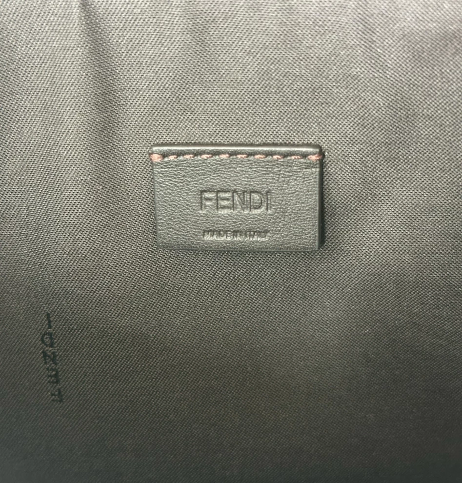     Fendi Roma  x Fila Mania Leather Clutch 