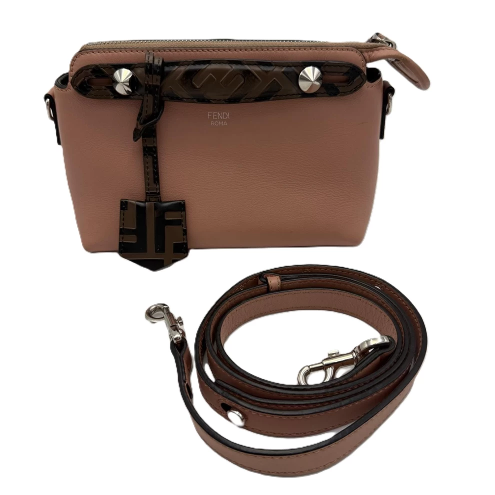     Fendi Bicolor Zucca By the Way Small Handbag Pink 