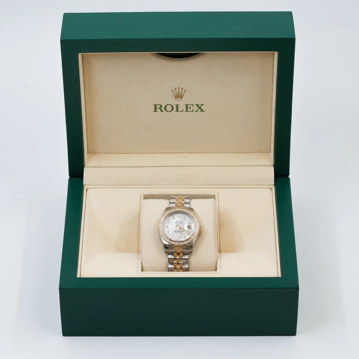     Rolex Lady-Datejust Two-Tone Diamond Watch 