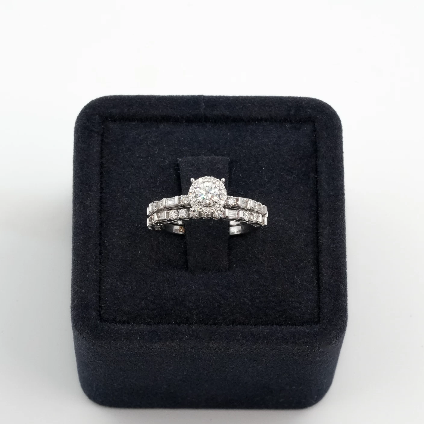     Diamond Twin Rings 