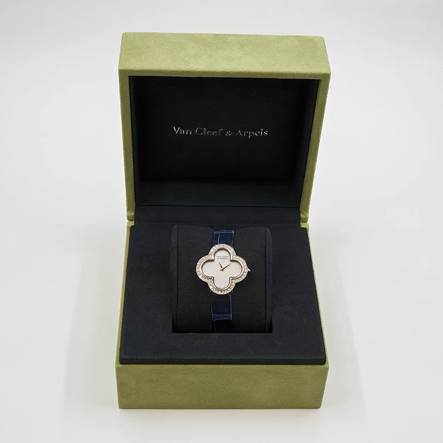     Van Cleef & Arpels Sweet Alhambra Diamond Watch 