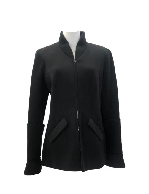     Chanel  Black  Jacket Double Zip back & Front 