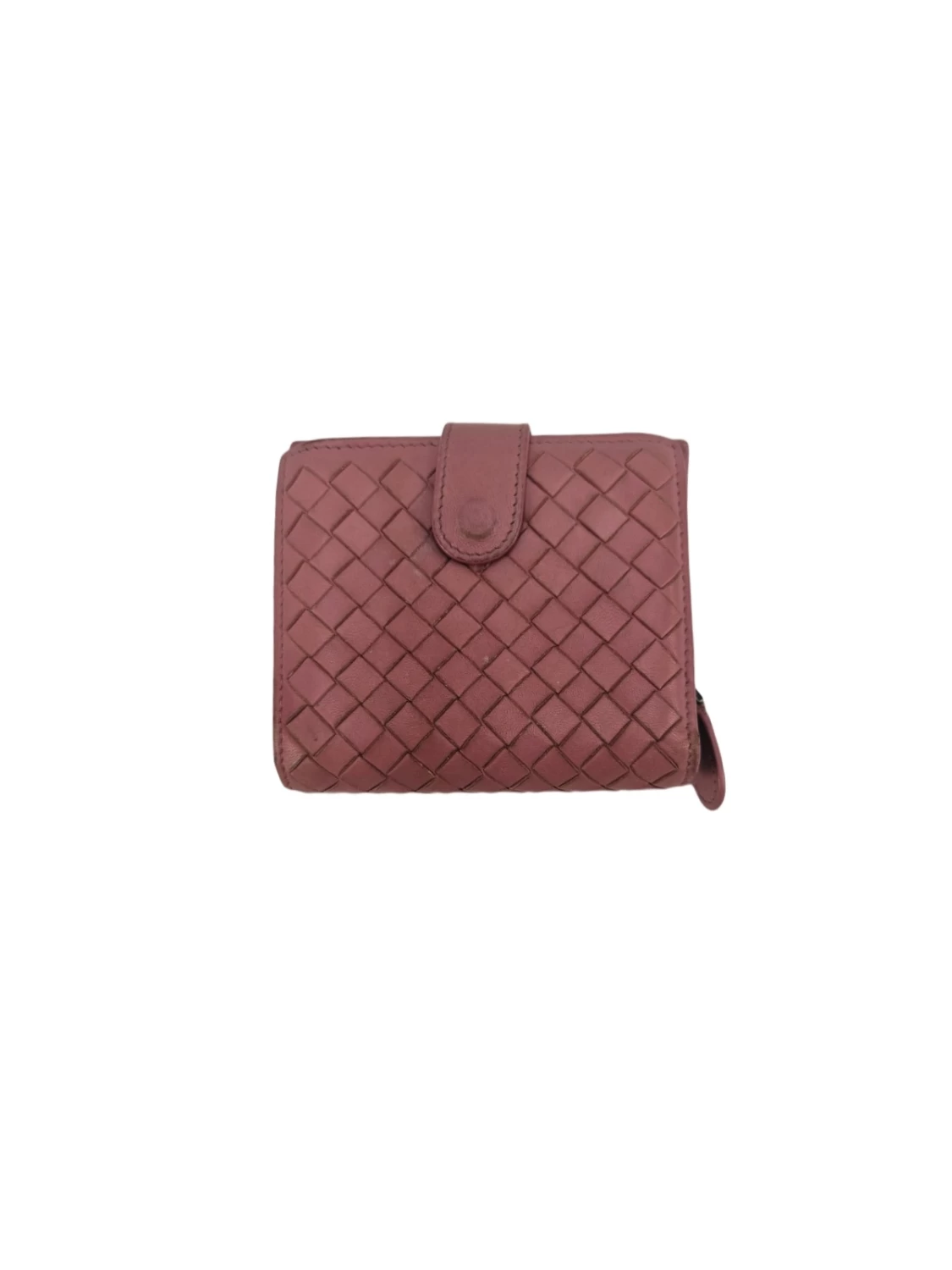     Bottega Veneta Intrecciato Leather French Flap Wallet 
