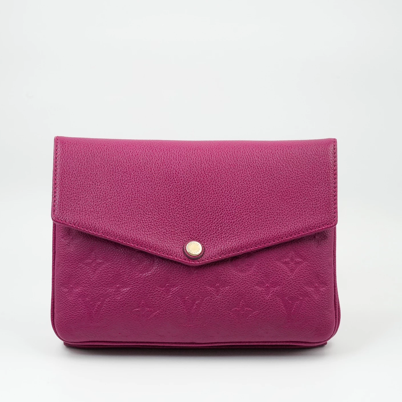     Louis Vuitton Flap Pouch in Fuchsia Monogram Empreinte 