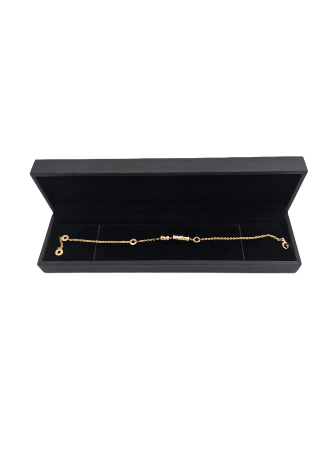     Bvlgari B.zero1 18k 3-Tone Gold Element Soft Bracelet size M/L 