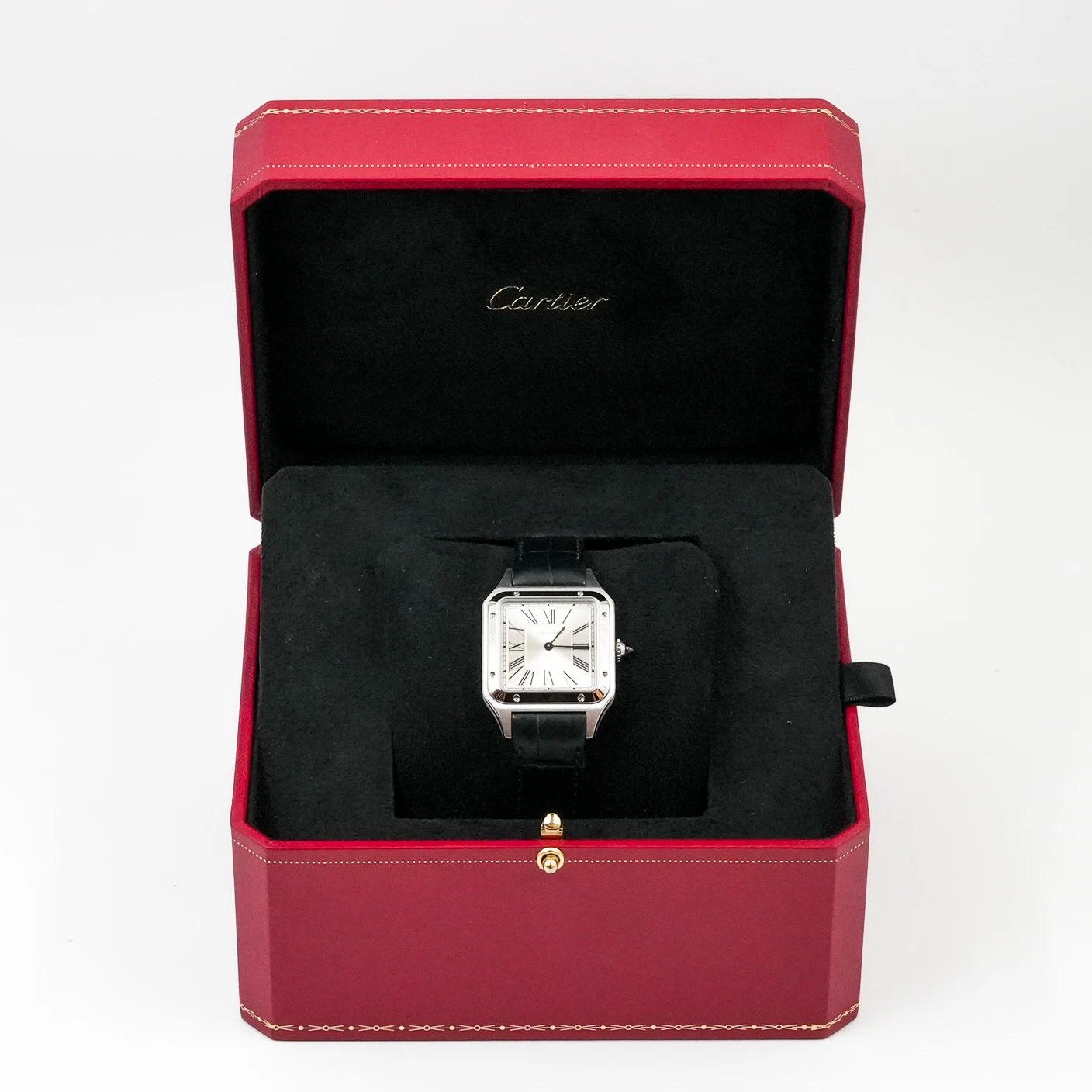     Cartier Santos-Dumont Watch in Steel - Women's Watch 