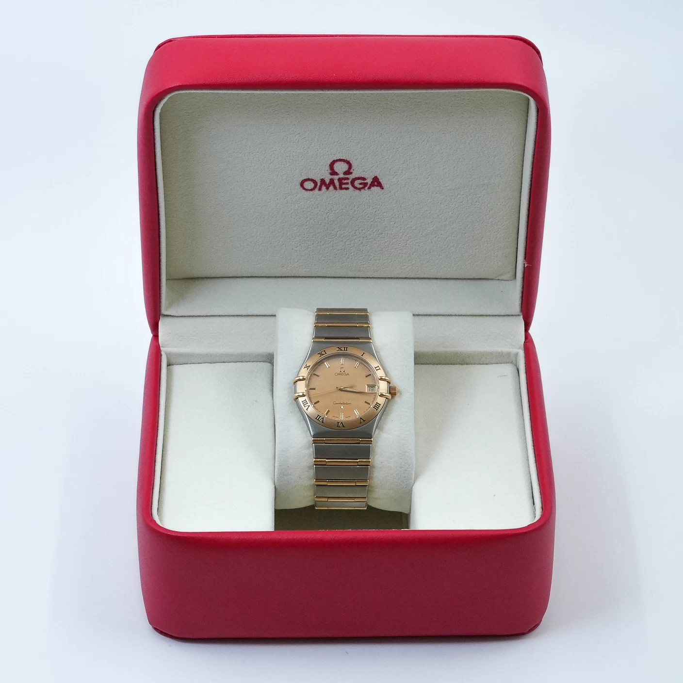     Omega Constellation Two-Tone Genta Design Watch 