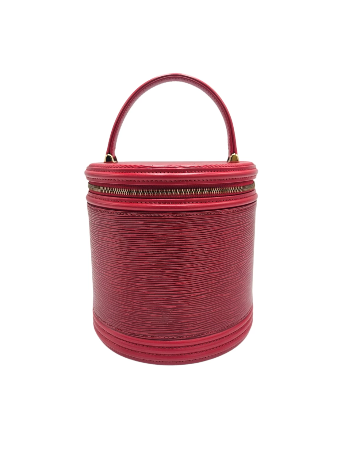     حقيبة مستحضرات تجميل Louis Vuitton Red Epi Cannes 