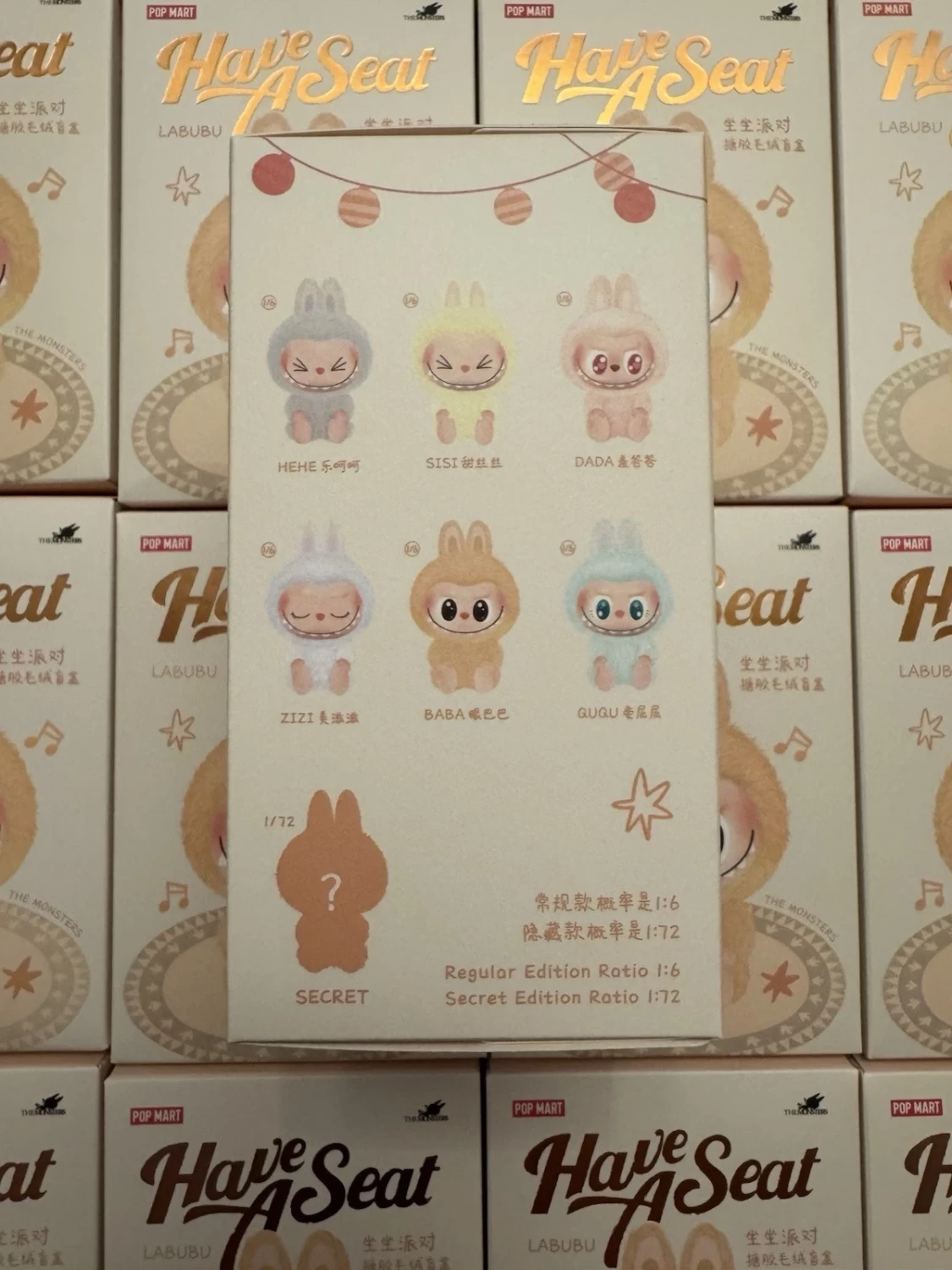     NEW Pop Mart Labubu The Monsters Have A Seat Blind Box Vinyl 