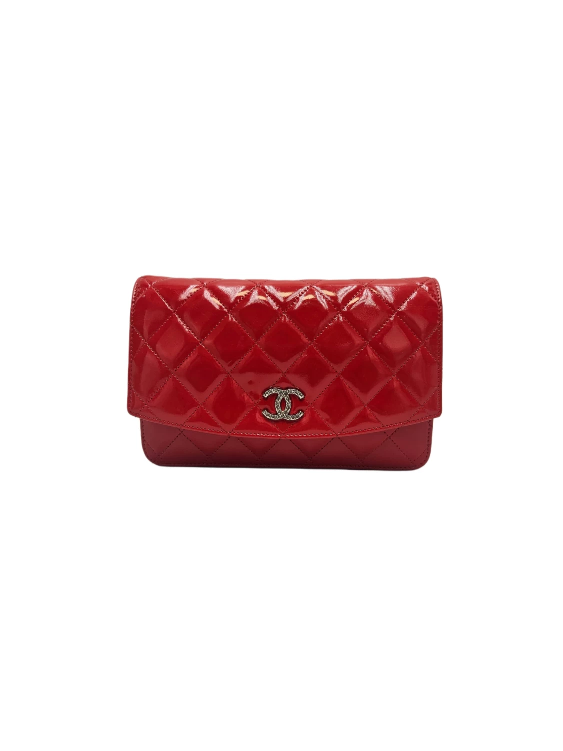     Chanel Patent Brilliant Wallet On Chain 