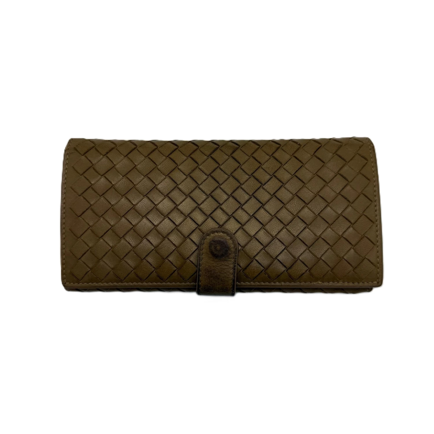     محفظة BOTTEGA VENETA Nappa Intrecciato Continental Camel 
