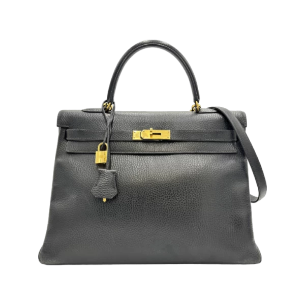 Hermes 1992 Vintage Taurillion Clemence Kelly 35"