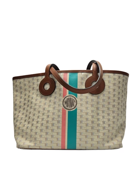 MOYNAT Oh! Ruban small monogram-print leather tote bag