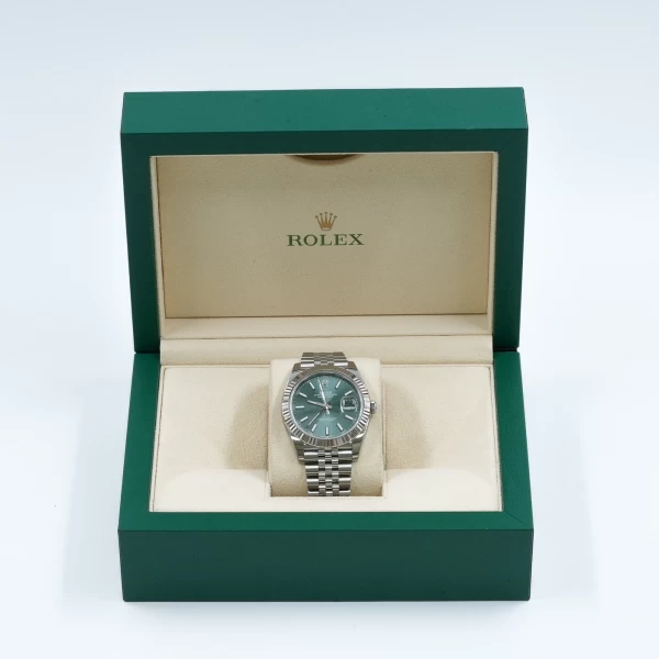 Rolex Datejust - mint green dial - For Men
