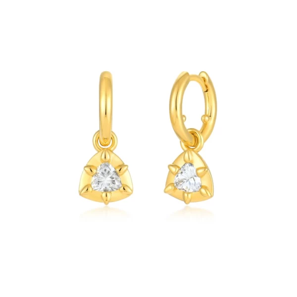 Dona Hoop Gold Earrings
