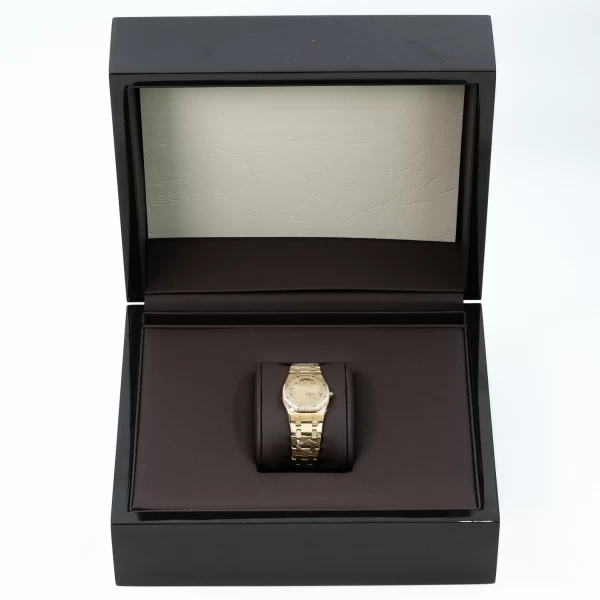 Audemars Piguet Royal Oak (Ladies/Mid-Size, Yellow Gold, Diamond Set)