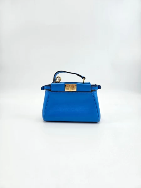Fendi Nappa Leather Micro Peekaboo Bag