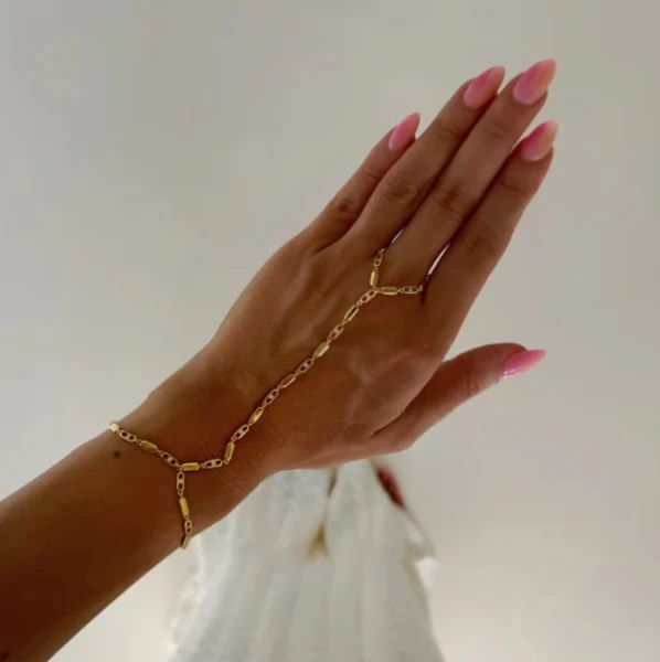 Toulouse Gold Hand Chain