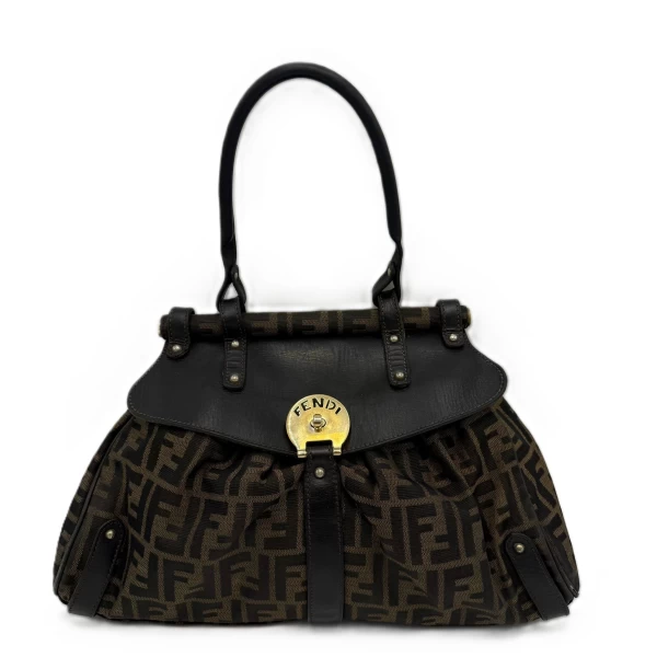 Fendi Zucca Magic Small Satchel Handbag