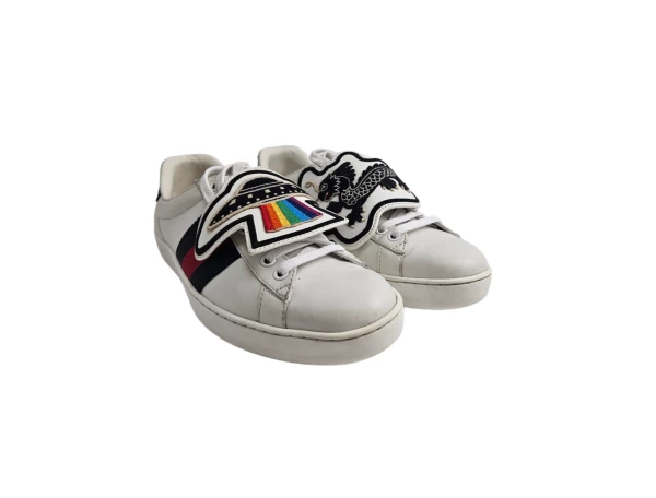 Gucci Ace Removable Patches Sneaker Size EU 38 101012341