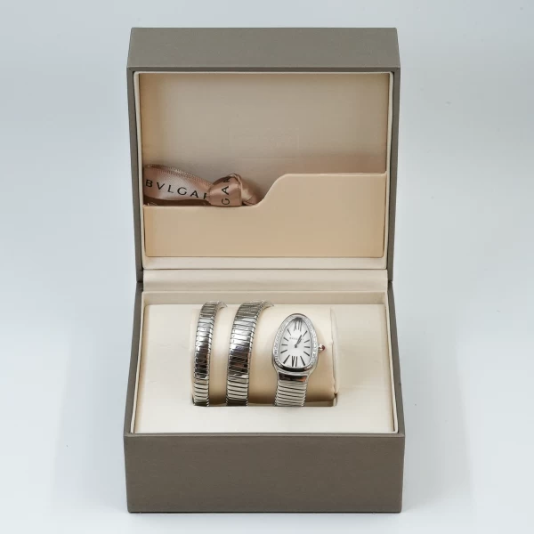 Bvlgari Serpenti Tubogas Single-Twirl with Diamond Bezel - Women's watch