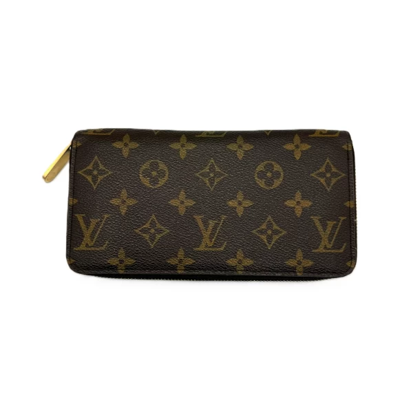 Louis Vuitton Monogram Zip Around Long Wallet Brown