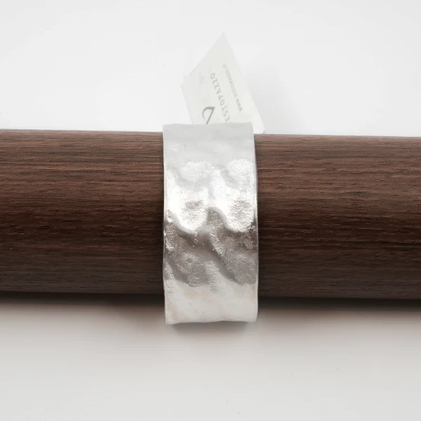 HAMMERED CUFF BRACELET 3CM