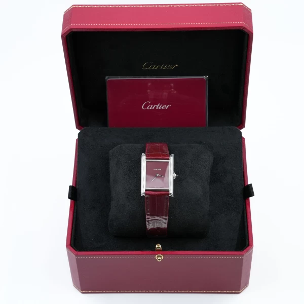 Cartier Tank red 1