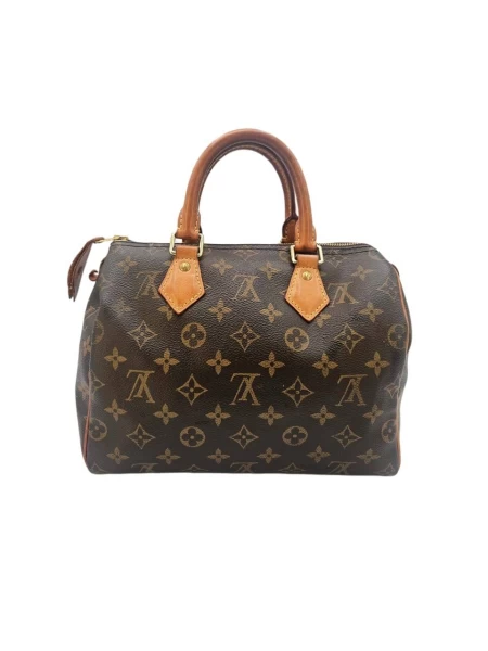 Louis Vuitton Speedy 25 Monogram Coated  Canvas  Handbag 101013475
