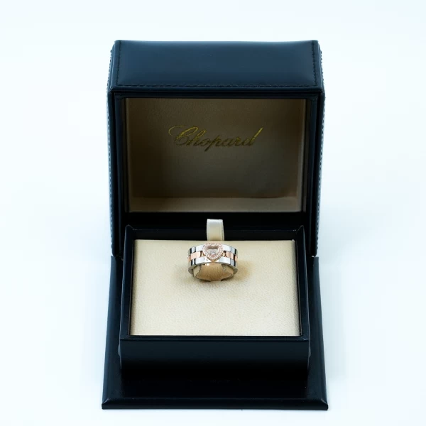 Chopard Wide Band Diamond Heart Ring