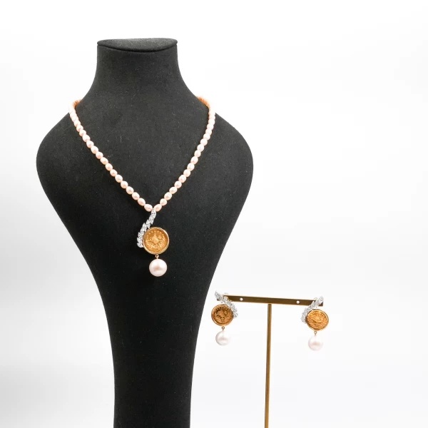 2 pc set- Earrings and Necklace