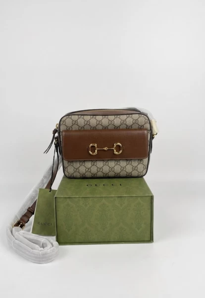 Gucci Horsebit 1955 Small Shoulder Bag GG Supreme Canvas – 2022