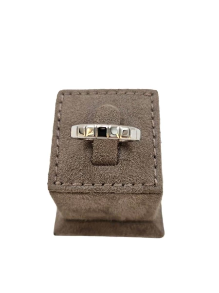 Chopard Ice Cube 18k White Gold Band Ring Size 58 101015841