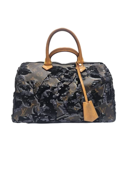 Louis Vuitton Speedy 30 Limited Edition Fleur De Jais Monogram Bag