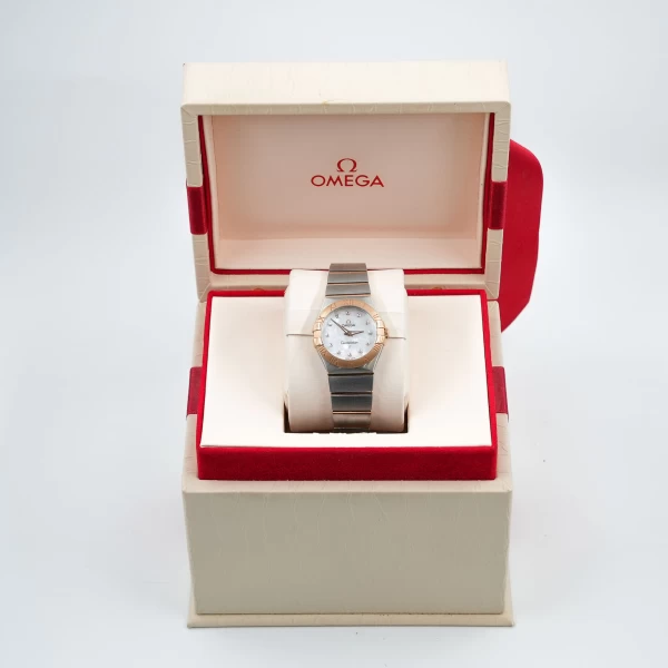 omega 27 steel and gold