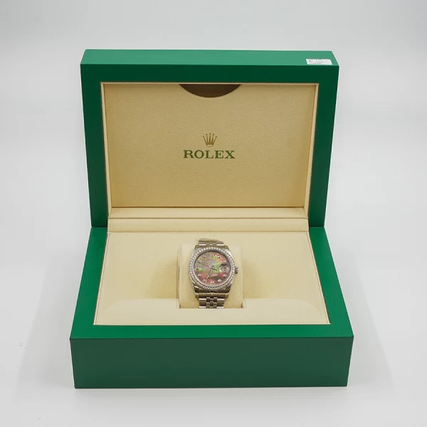 Rolex Datejust 36 - Diamond Bezel & Black Mother-of-Pearl Dial