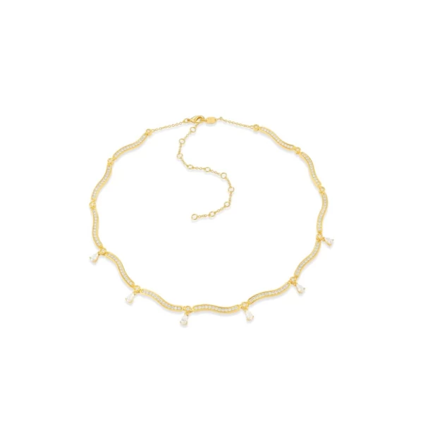 Dune Mirage Drops Necklace - Gold