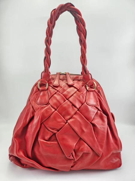 Valentino Garavani Woven Leather Couture Bag