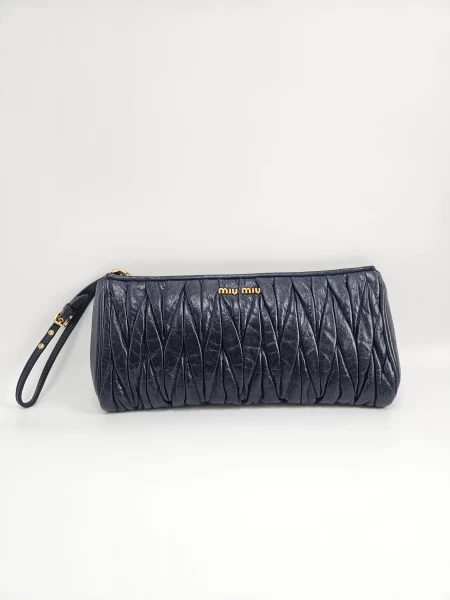 Miu Miu Matelasse Leather Clutch