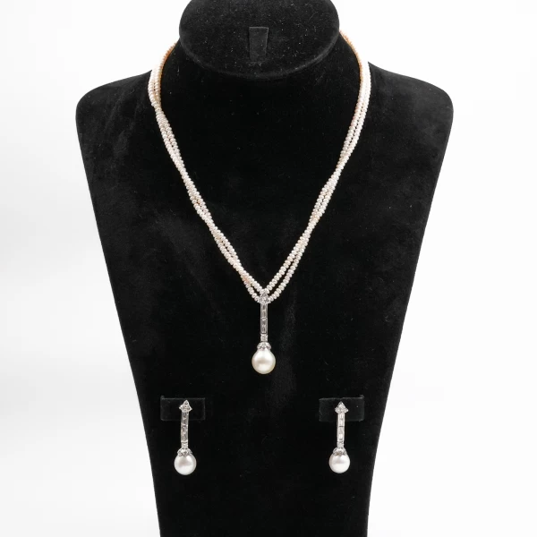2 pc set- Earrings and Necklace