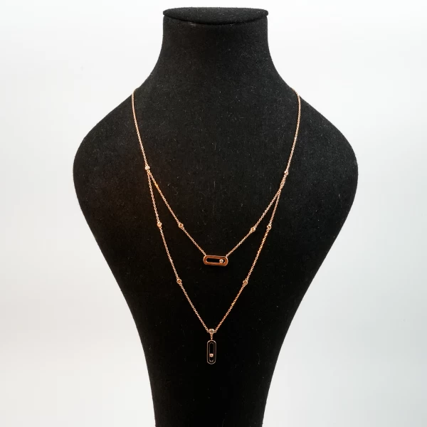 Messika Move Uno 2 Rows Diamond Necklace