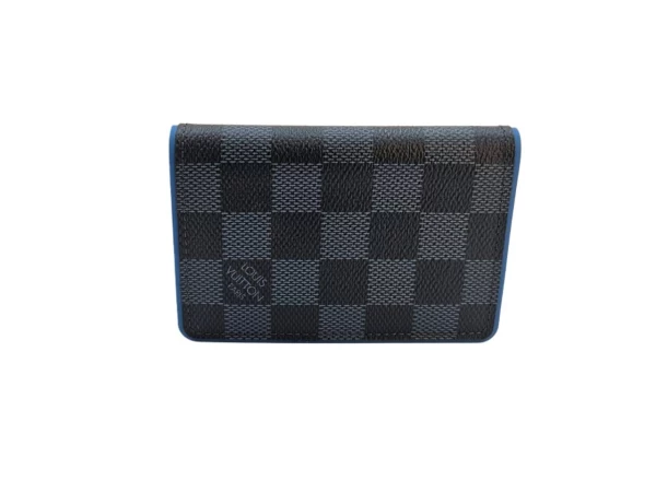 Louis Vuitton Pocket Organier Damier Graphite Canvas Menâ€™s wallet