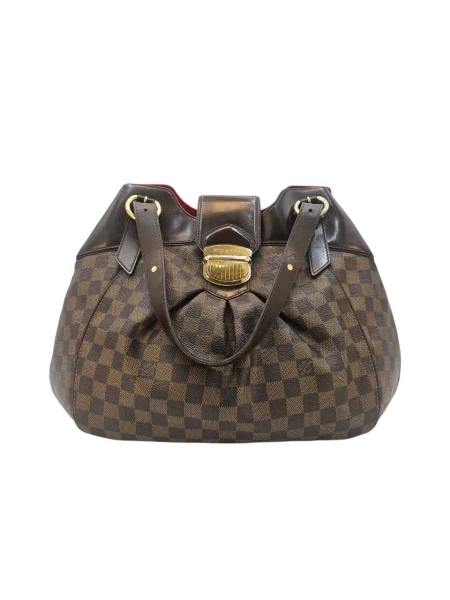 Louis Vuitton Sistina GM Damier Ebene Shoulder Bag