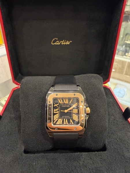 Cartier santos black edition