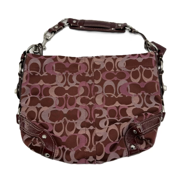 Coach Carly Optic Signature Shoulder Bag