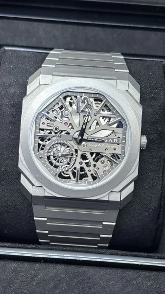 Bulgari Octo Finissimo Watch 8 Days Pur Reserve